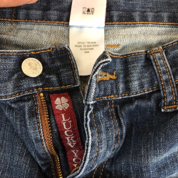 Lucky Brand Classic Cropped Dungarees Jeans - Picture 8 of 8